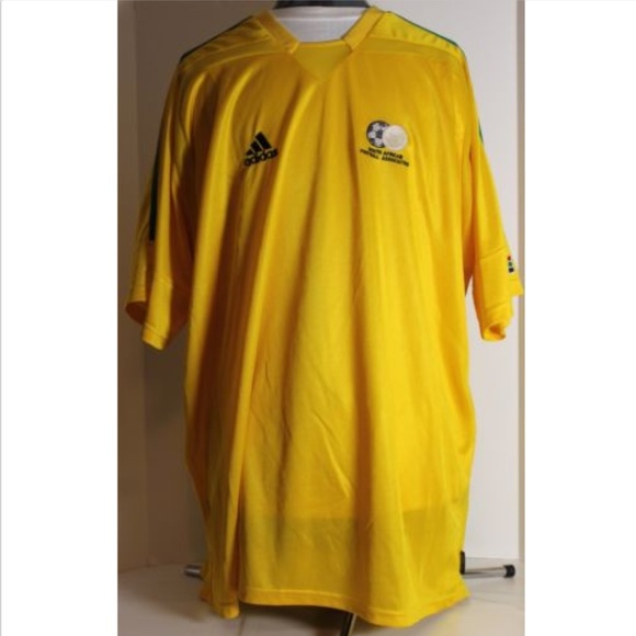 adidas yellow shirt mens